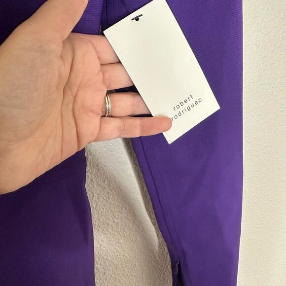 Robert Rodriguez Purple Bodycon Dress Size 2 NWT - Picture 7 of 9